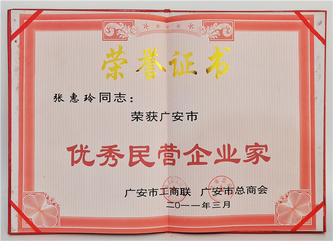 优秀民营企业家