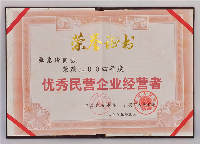 优秀民营企业经营者